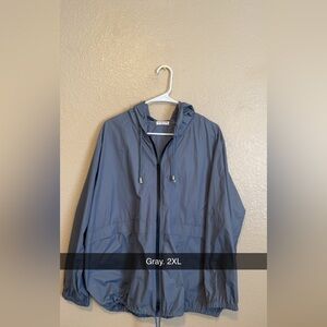 Windbreaker Gray Jacket